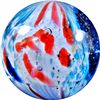 Image 2 : Marbles: Lot #24. End of Day, 4-Panel Cloud. 1-5/16". Polished.
