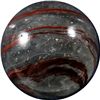 Image 2 : Marbles: Lot #54. Transition, Leighton Oxblood. 27/32". Mint 9.6.