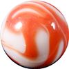 Image 2 : Marbles: Lot #67. Christensen Agate, Flame Swirl. 5/8". Mint 9.9.