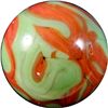 Image 2 : Marbles: Lot #68. Christensen Agate, Flame Swirl. 19/32". Mint- 9.1.