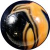 Image 1 : Marbles: Lot #71. Christensen Agate, Swirl. 19/32". Mint- 9.0.