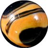 Image 2 : Marbles: Lot #71. Christensen Agate, Swirl. 19/32". Mint- 9.0.