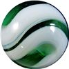 Image 2 : Marbles: Lot #76. Akro Agate Company, Ribbon Corkscrew. 13/16". Mint- 9.1.