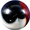 Image 3 : Marbles: Lot #79. Akro Agate Company, Indian Blanket Corkscrew. 11/16". Mint 9.8.