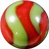 Image 2 : Marbles: Lot #100. Peltier Glass. NLR. 21/32". Mint 9.6.