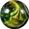 Image 1 : Marbles: Lot #102. Alley Companies. Swirl. 5/8". Mint 9.9.