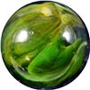 Image 2 : Marbles: Lot #102. Alley Companies. Swirl. 5/8". Mint 9.9.