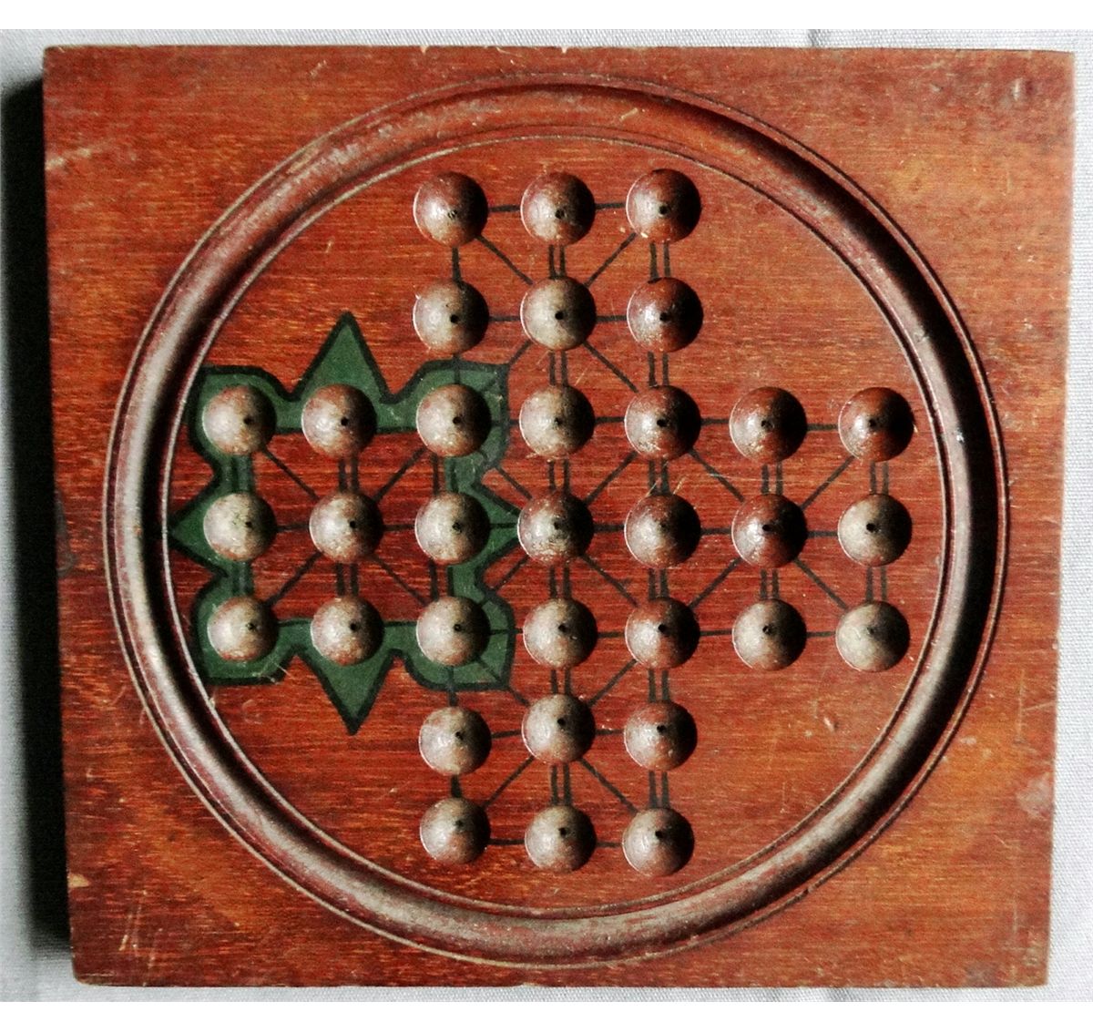 Marbles Lot 111. Antique Game Board. Mint 9.8.
