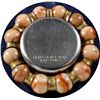 Image 2 : Marbles: Lot #118. Vitro Agate. Fisher Jewel Tray. 3-1/8". Mint 9.7.