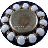 Image 2 : Marbles: Lot #119. Vitro Agate. Fisher Jewel Tray. 3-1/8". Mint 9.7.