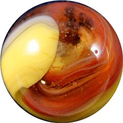 Marble: (Lot 11) Akro Agate. Popeye Corkscrew. 21/32". Mint 9.8