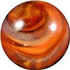 Image 1 : Marble: (Lot 17) Akro Agate. Ribbon Corkscrew. 19/32". Mint 9.8.