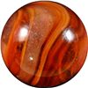 Image 4 : Marble: (Lot 17) Akro Agate. Ribbon Corkscrew. 19/32". Mint 9.8.