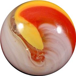 Marble: (Lot 28) Akro Agate. Popeye Corkscrew. 11/16". Mint(-) 9.1.