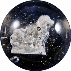 Marble: (Lot 42) Sulphide. Dog. 1-11/16". Polished.