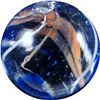 Image 2 : Marble: (Lot 59) Latticinio Core Swirl. 21/32". Mint 9.7.