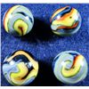 Image 2 : Marble: (Lot 86) 4 Jabo Jokers. Salute run. 23/32". Mint 9.9