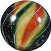 Image 2 : Marble: (Lot 93) Solid Core Swirl. 21/32". Polished.