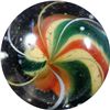 Image 4 : Marble: (Lot 93) Solid Core Swirl. 21/32". Polished.