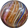Image 2 : Marble: (Lot 102) Onionskin Lutz. 5/8". Mint- 9.0.