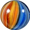 Image 1 : Marble: (Lot 119) Akro Agate. Sparkler. 11/16". Mint- 9.2.