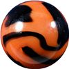Image 2 : Marble: (Lot 127) Peltier Glass. National Line Rainbo Tiger. 5/8". Mint 9.9.