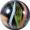 Image 2 : Marble: (Lot 135) Yellow Latticinio Core Swirl. 25/32". Mint 9.8.