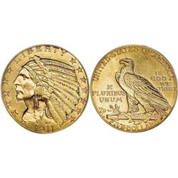 $5 Indian Gold - Half Eagle - 1908 to 1929 - Random date