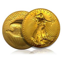 $20 St Gaudens Gold - Double Eagle - 1907 to 1933 - Random date