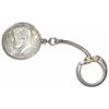 Image 1 : 1964 KENNEDY SILVER HALF DOLLAR SET IN BEZEL KEY CHAIN *CURRENT SILVER PRICE IS $34.65 PER oz*!!