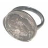 Image 2 : 1954 SILVER ROOSEVELT DIME SILVER RING *CURRENT SILVER PRICE IS $34.65 PER oz*!!