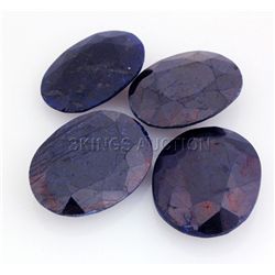 131.61ctw SapphireOvalCutLooseGemstone lotof4