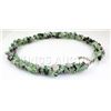 Image 2 : 630.00CTW 19in. PURPLEGREEN CHIPPED STONE NECLACE METAL