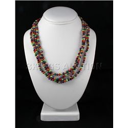 Multi-color 324.90ctw Freshwater Pearl Necklace