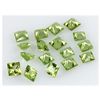 Image 3 : Peridot 5.61 ctw Loose Gemstone 4x4mm Princess Cut