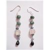 Image 1 : NATURAL 25.70 CTW EMERALD, TANZANITE, BLACKONEX, ROSEQU