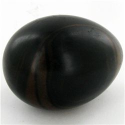 Handcarved Ebony Wood Worry Stone (DEC-902)