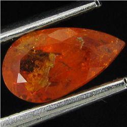 0.85ct Mandarin Fire Orange Clinohumite Pear (GEM-44016)