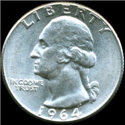 1964 Washington 25c MS65 (COI-12434)
