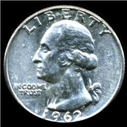 1962D Washington 25c MS65 (COI-12353)