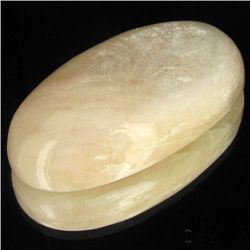 65.35ct Golden Stilbite Cabochon (GEM-45545)