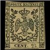 Image 1 : 1852 Modena 25c Stamp (STM-0986)