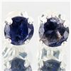 3.19twc Iolite Sterling Earrings (JEW-2663)