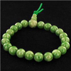 85ct Green Jade Beads Bracelet (JEW-4287)