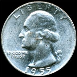 1955 Washington 25c MS64/65 (COI-11977)