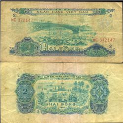 1966 Vietnam 2 Dong Circulated (CUR-06270)