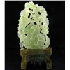 Image 3 : Chinese Handcarved Jade Pears on Base (DEC-860)