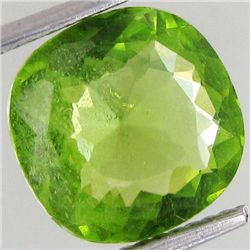 3.35ct Green Peridot Cushion (GEM-43195)