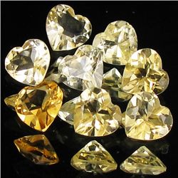 5.1ct Lemon Citrine Heart Parcel (GEM-40171)
