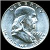 Image 2 : 1959 Franklin Half MS64FBL Die Crack ERROR (COI-10771)
